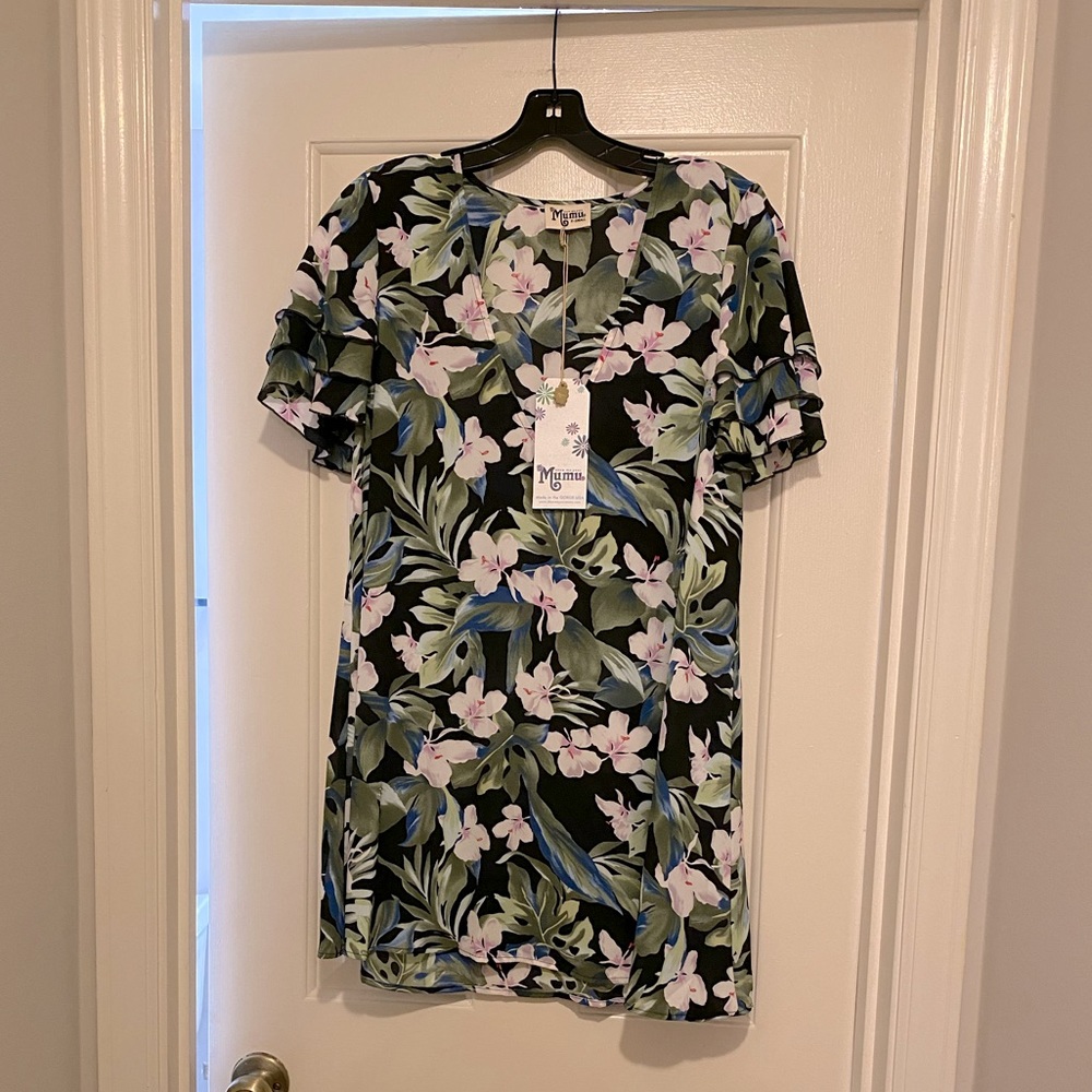 Show Me Your Mumu Disick Mini Floral Dress XS